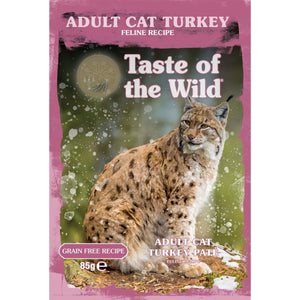 Taste of the Wild Adult Cat Turkey Patê – 85g - Shopivet.com