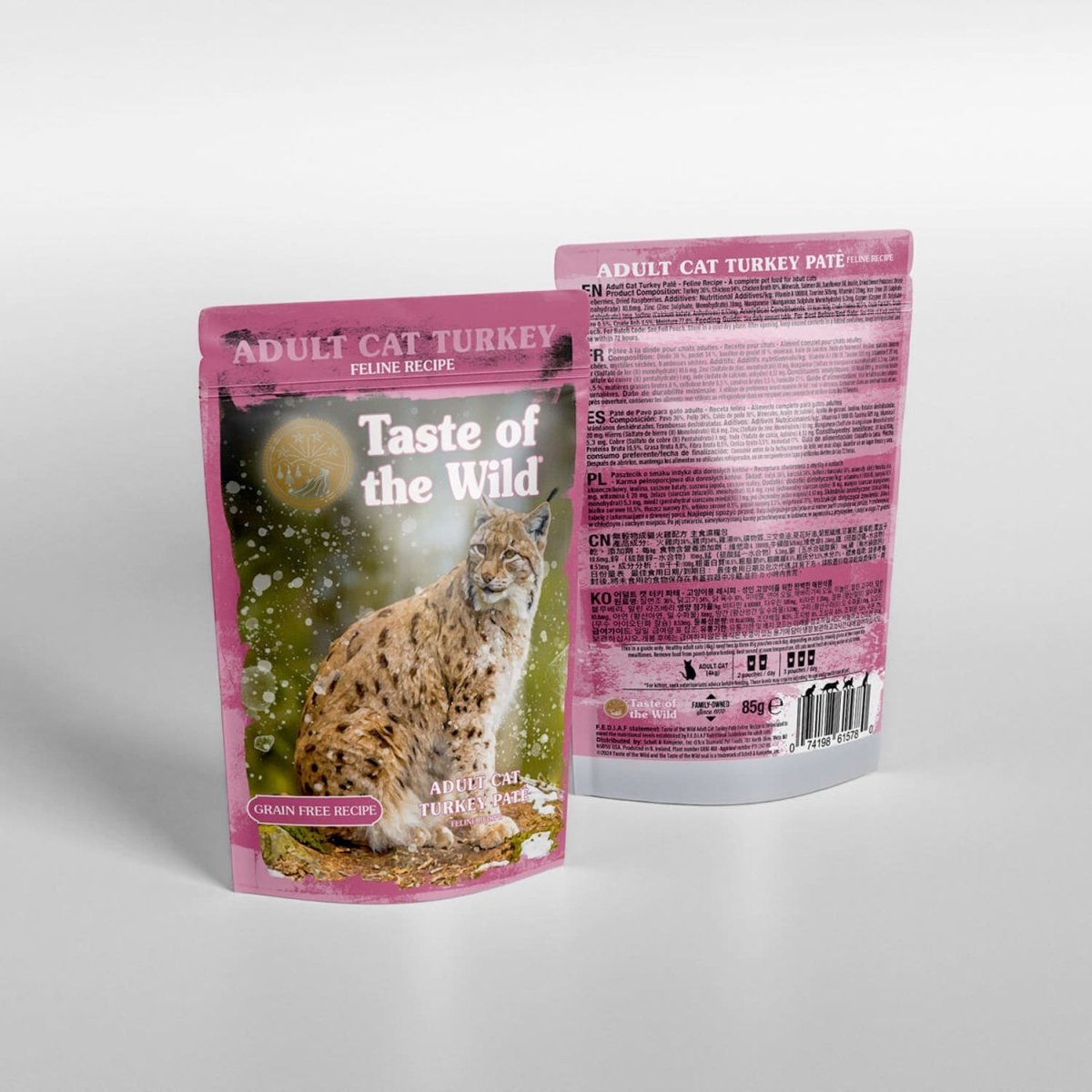 Taste of the Wild Adult Cat Turkey Patê – 85g - Shopivet.com