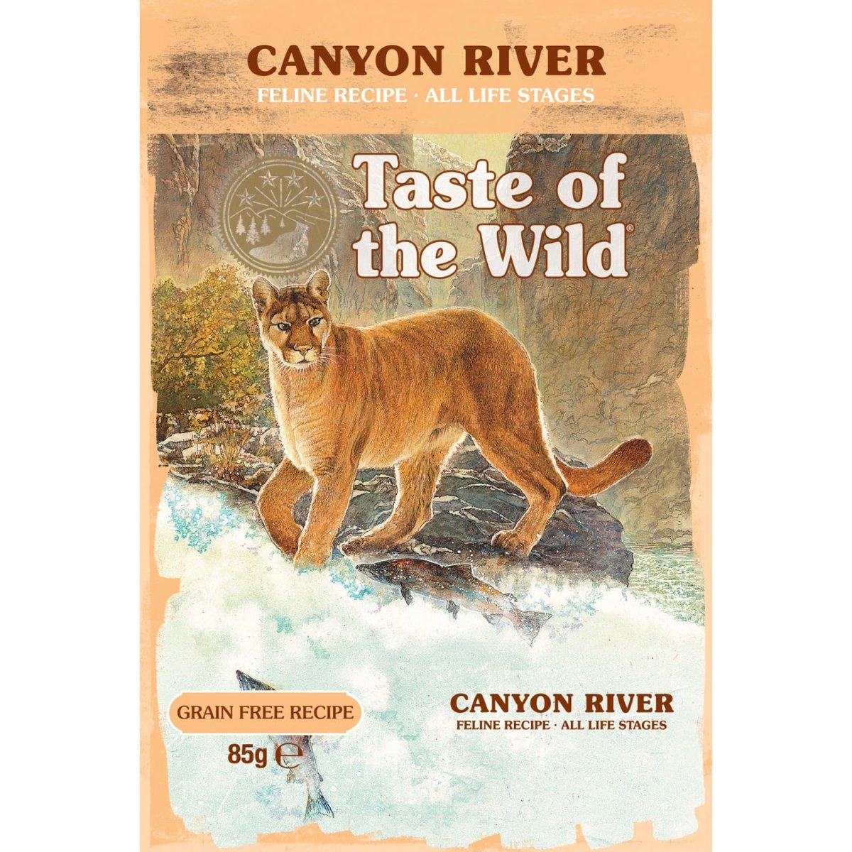 Taste of the Wild Canyon River Cat Pouch Chunks in Gravy – 85g - Shopivet.com