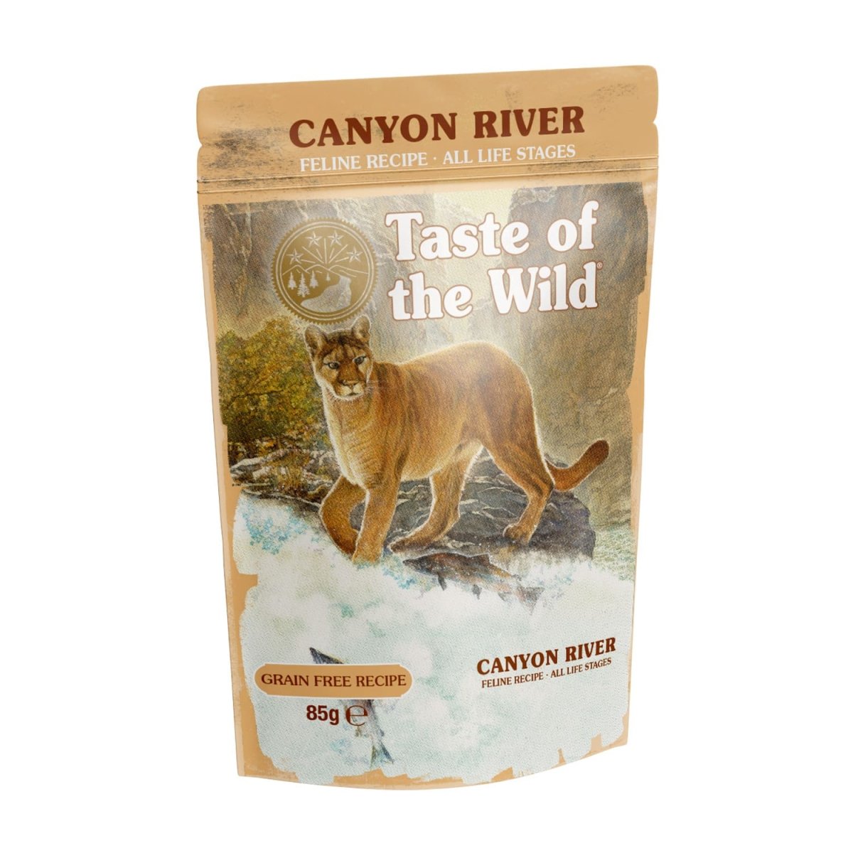 Taste of the Wild Canyon River Cat Pouch Chunks in Gravy – 85g - Shopivet.com