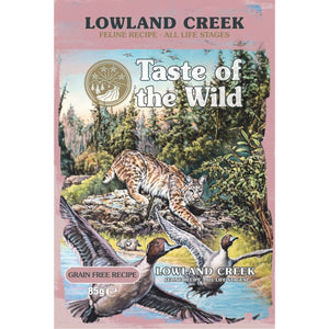 Taste of the Wild Lowland Creek Cat Pouch Chunks in Gravy – 85g - Shopivet.com