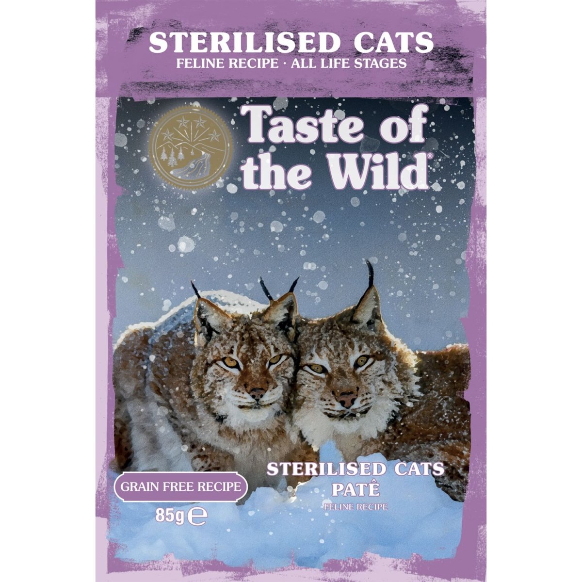 Taste of the Wild Sterilised Cat Paté – 85g - Shopivet.com