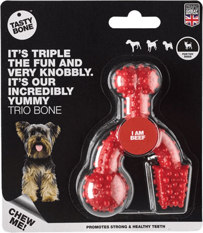 TastyBone Nylon Trio Toy Dog - Shopivet.com