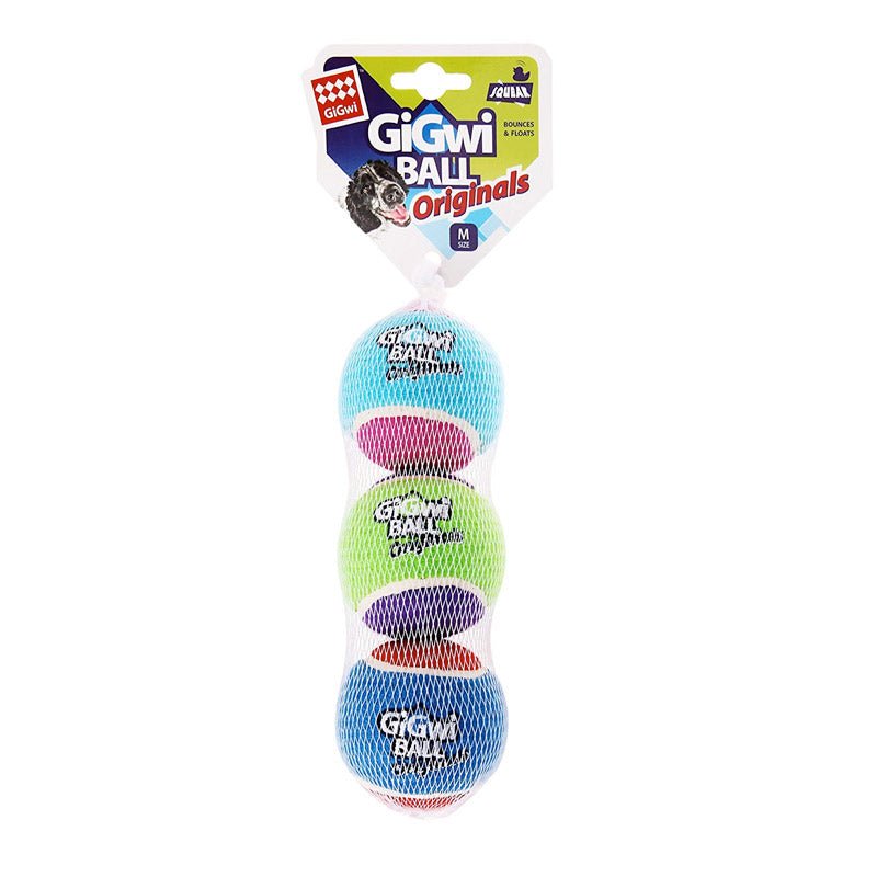 Tennis Ball 3pcs with Different Colour in 1 pack (Medium) - Shopivet.com