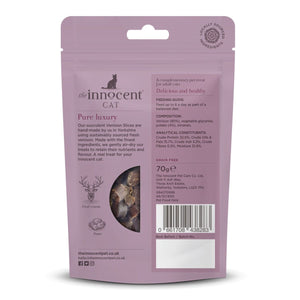 The Innocent Cat Venison Slices with Potato Grain - Free Cat Treats 70g - 70g - Shopivet.com
