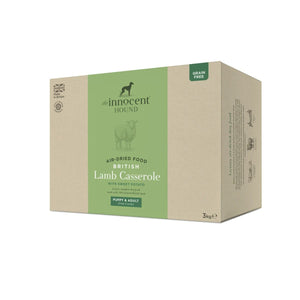 The Innocent Hound Air - Dried British Lamb Casserole Dry Dog Food - 3kg - Shopivet.com