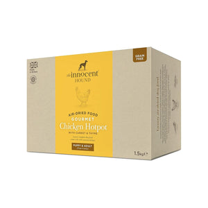 The Innocent Hound Air - Dried Gourmet Chicken Hotpot with Carrot & Thyme Puppy & Adult Dry Dog Food - 1.5kg - Shopivet.com