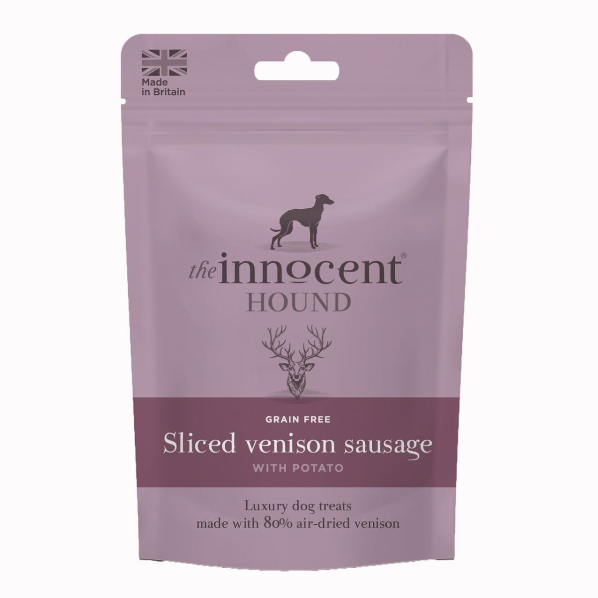 The Innocent Hound Sliced Venison with Potato Dog Sausages 70g - 70g - Shopivet.com