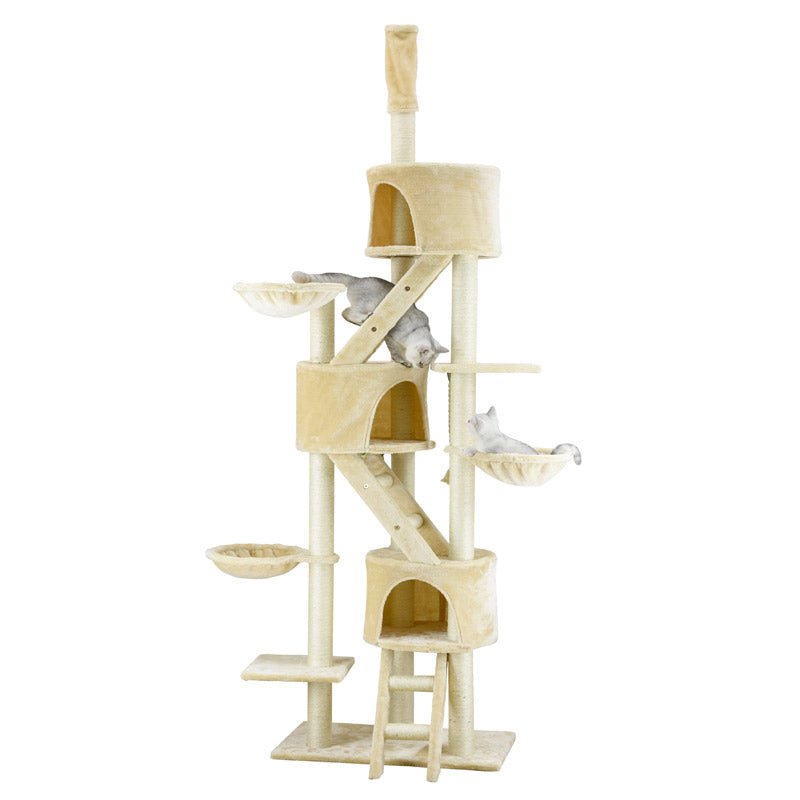 Three Condo Cat Tree Size 127Wx41Lx233 - 260H - Shopivet.com