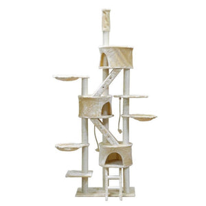 Three Condo Cat Tree Size 127Wx41Lx233 - 260H - Shopivet.com