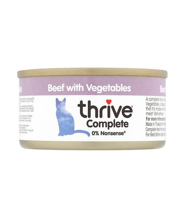 Thrive Complete Beef with Vegetables Wet Cat Food 75g - 75g - Shopivet.com