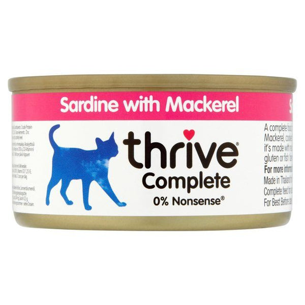 Thrive Complete Sardine with Mackerel Wet Cat Food 75g - 75g - Shopivet.com
