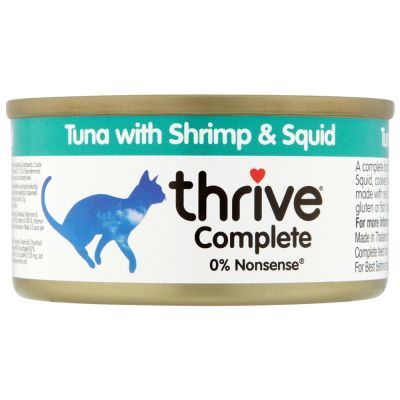 Thrive Complete Tuna with Shrimp & Squid Wet Cat Food 75g - 75g - Shopivet.com