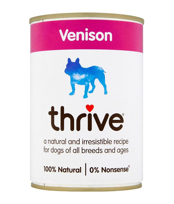 Thrive Complete Venison Wet Dog Food 400g - 400G - Shopivet.com