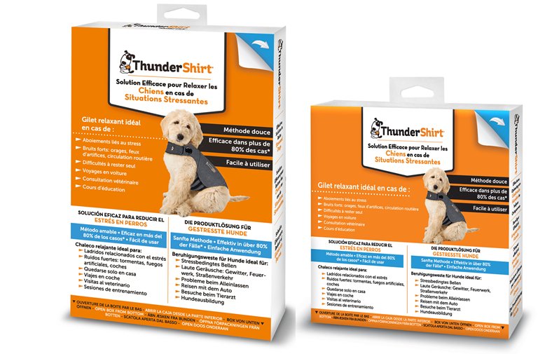 THUNDERSHIRT DOG GREY S GB ملابس للكلب - Shopivet.com