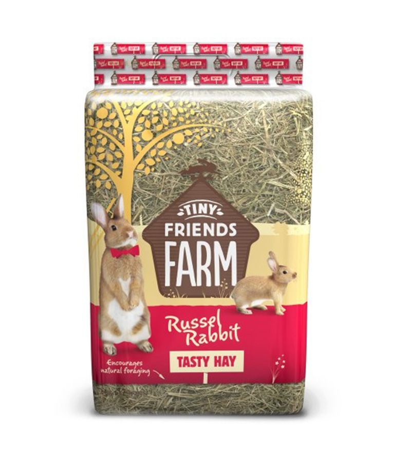 Tiny Friends Farm Russel Rabbit Tasty Hay 2kg - 2KG - Shopivet.com
