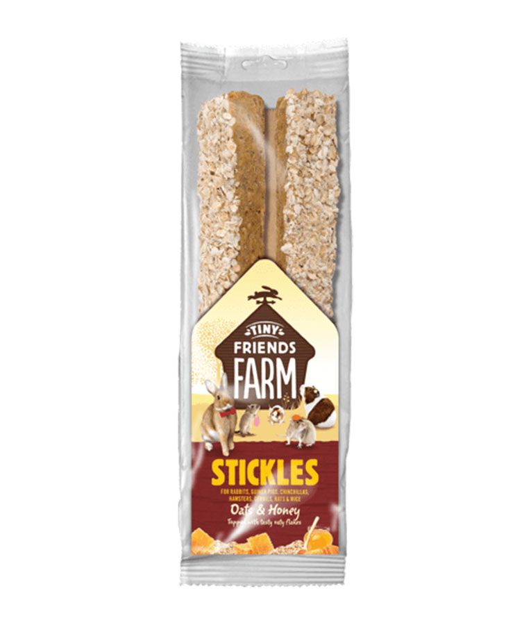 Tiny Friends Farm Stickles Oats & Honey Small Animal Treats - Shopivet.com