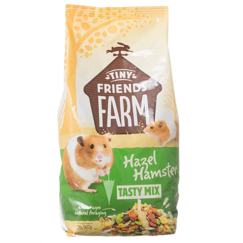 Tiny Friends Farm Tasty Mix Hazel Hamster Food 2lb - 2LB - Shopivet.com
