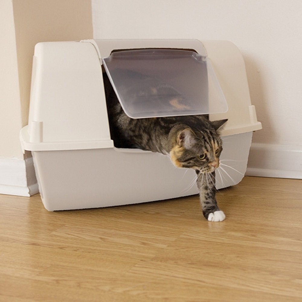 Toilet Ariel Corner Litter Tray and Scoop - mustard - Shopivet.com