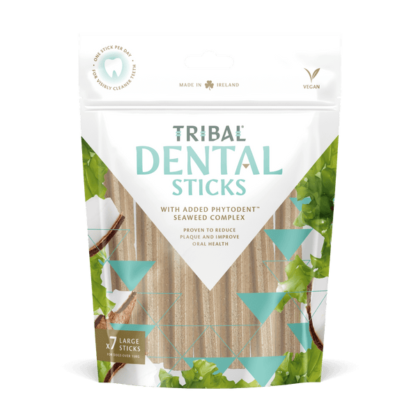 Tribal Dental Sticks Large Dog Treats 7x25g - 175g - Shopivet.com