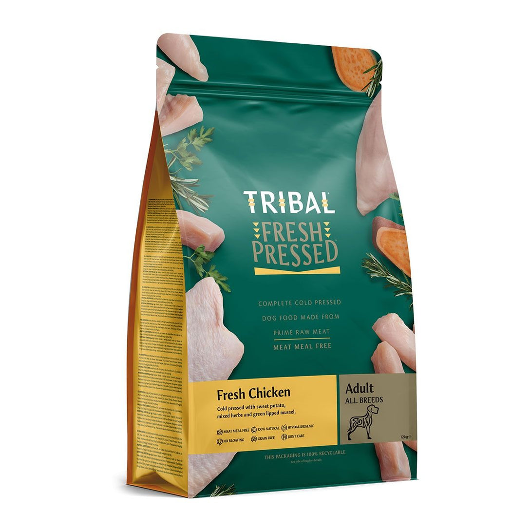 Tribal Fresh Pressed Chicken Adult Dry Dog Food - 12kg - Shopivet.com
