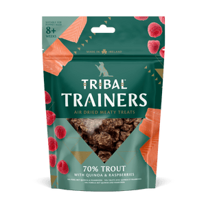 Tribal Trainers Trout Quinoa & Raspberry Dog Treats 80g - 80g - Shopivet.com
