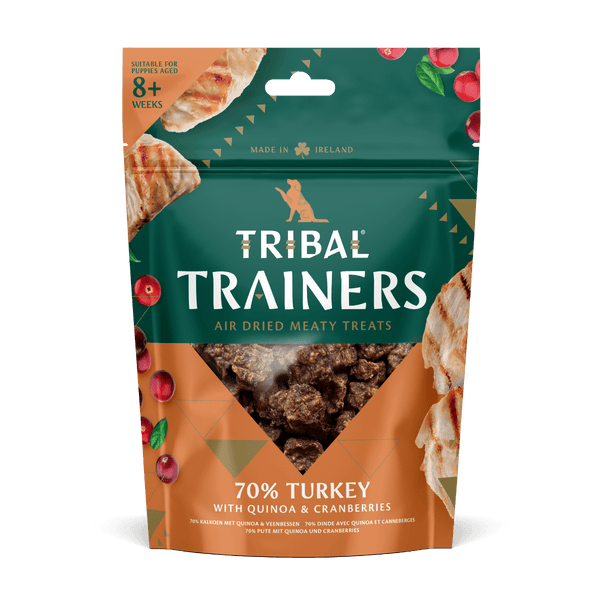 Tribal Trainers Turkey Quinoa & Cranberry Dog Treats 80g - 80g - Shopivet.com