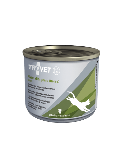 Trovet Hypoallergenic Horse Cat Wet Food Tin 200g - Shopivet.com