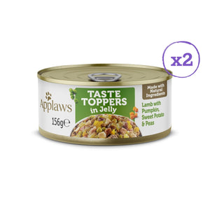 Applaws Taste Toppers in Jelly Selection Wet Dog Food 8 x 156g Tins -