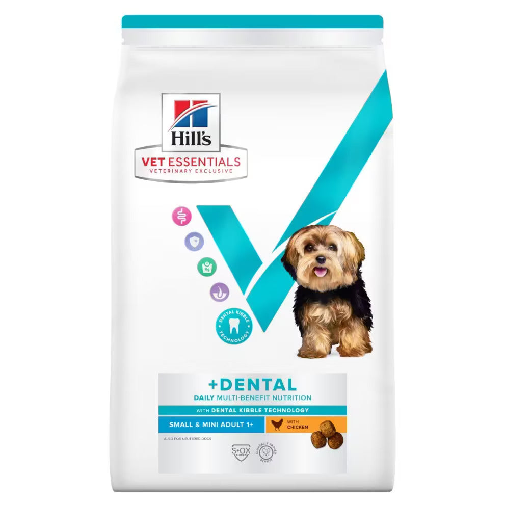 Hill’s Vet Essentials  Multi- Benefit Adult 1+ Small & Mini Dental Dog Food (2KG)