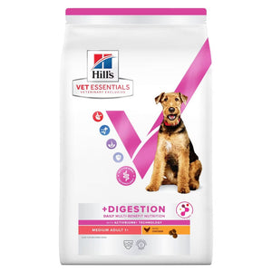 Hill’s Vet Essentials Multi-Benefit + Digestion Adult Medium Breed Dog Food with Chicken (10KG)