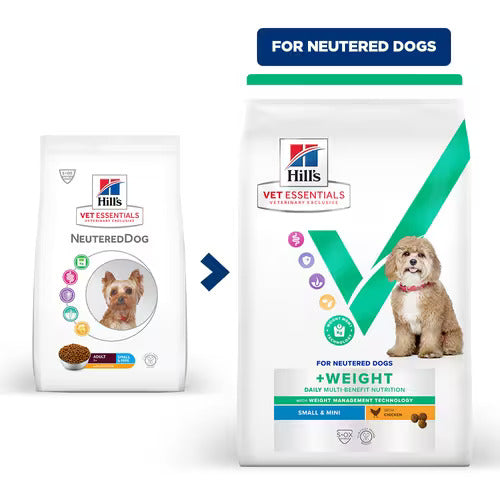 Hill’s Vet Essentials  Multi- Benefit + Weight Small and Mini Adult Dog Food Chicken (2KG)