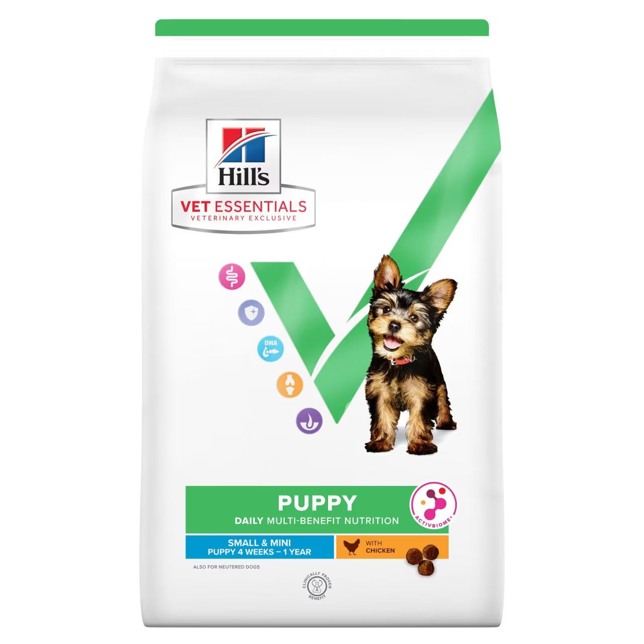 Hill’s Vet Essentials Multi-Benefit Small & Mini Puppy Dry Food with Chicken (700G)