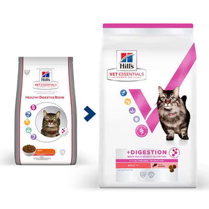 Hill’s Vet Essentials Multi-Benefit + Digestion Adult Cat Dry Food With Salmon (1.5KG)