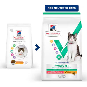 Hill’s Vet Essentials  Multi- Benefit+ Weight  Young Adult Cat food (3KG) (EXP: 6.25)
