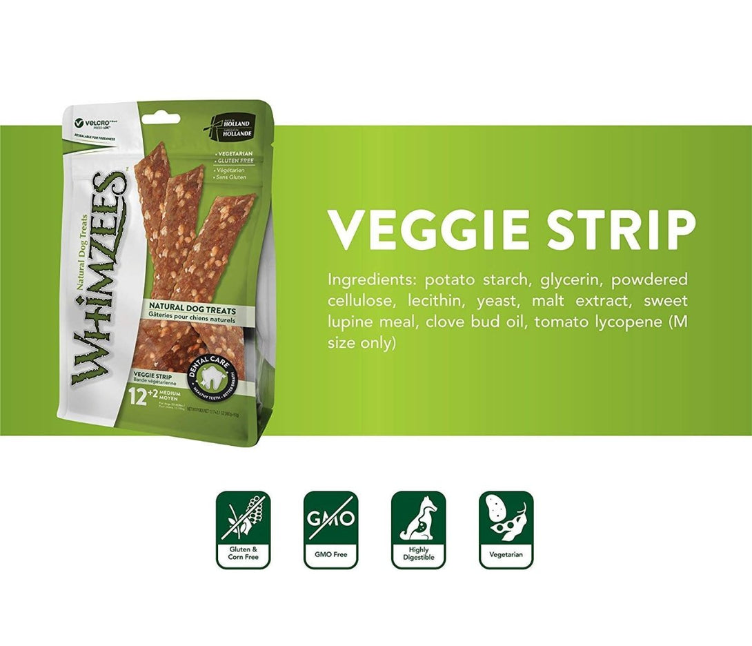 Veggie Strip Medium 12 + 2 pcs - Shopivet.com