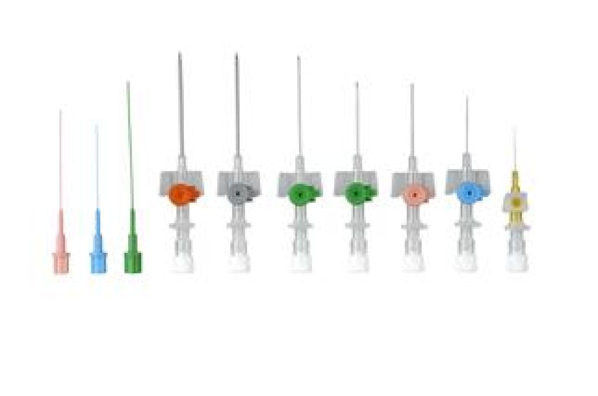 Venflon/Neoflon Needle 24G, Yellow, 50/pk