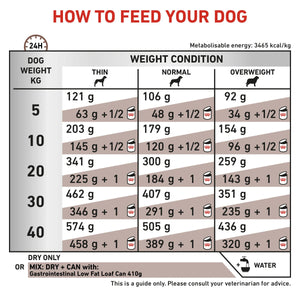 Vet Health Nutrition Canine GastroIntestinal Low Fat 6 kg