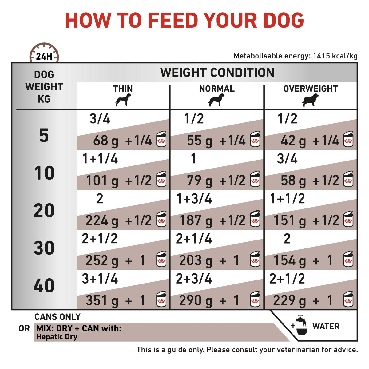Vet Health Nutrition Canine Hepatic (Wet Food - Cans) 12 x 420 g
