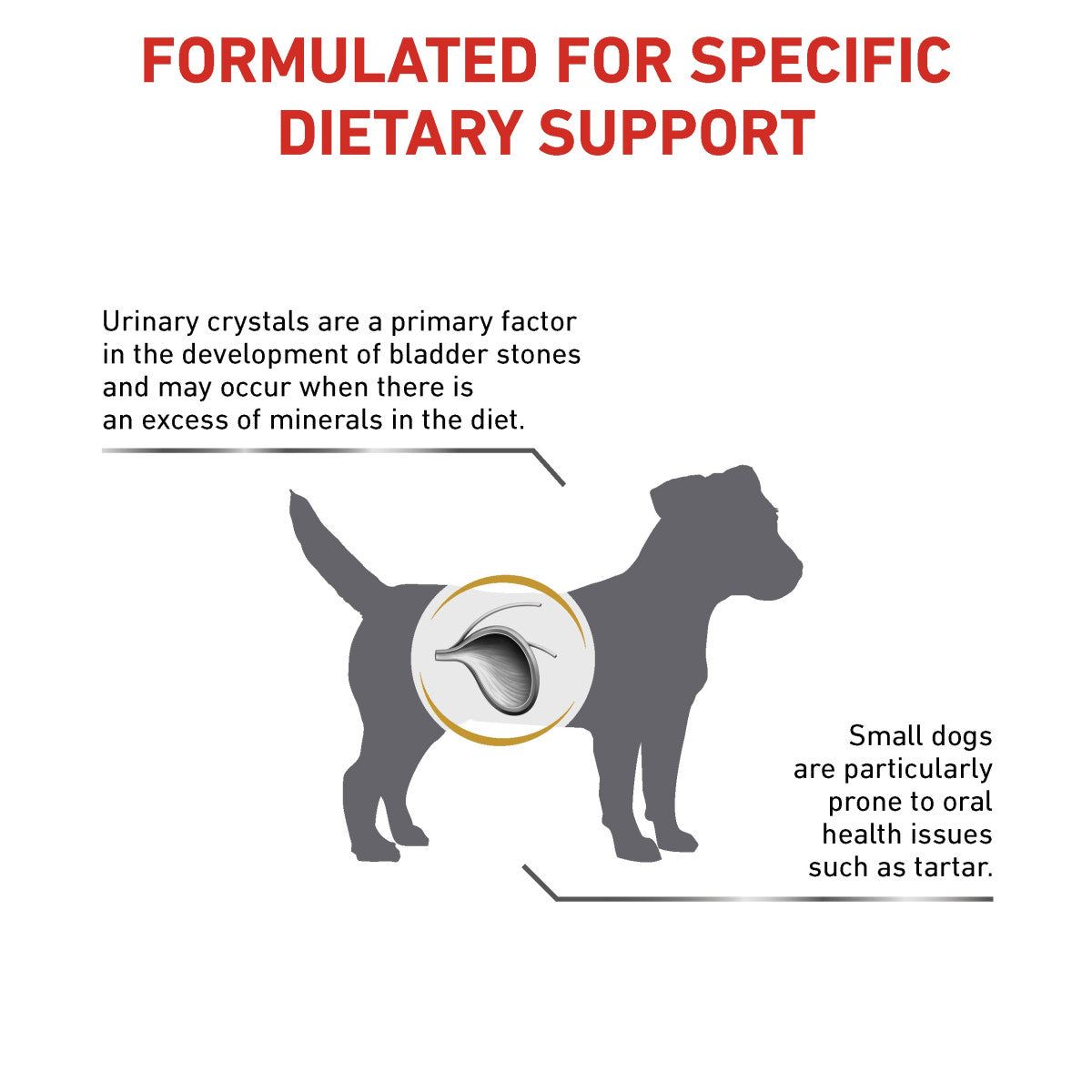 Vet Health Nutrition Canine Urinary S/O Small Dogs 1.5 kg