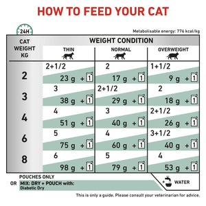 Vet Health Nutrition Feline Diabetic (Wet Food - Pouches) 12 x 85 g