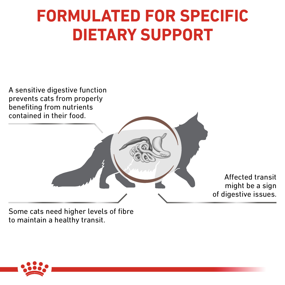 Vet Health Nutrition Feline Gastrointestinal Fibre Response 2 kg
