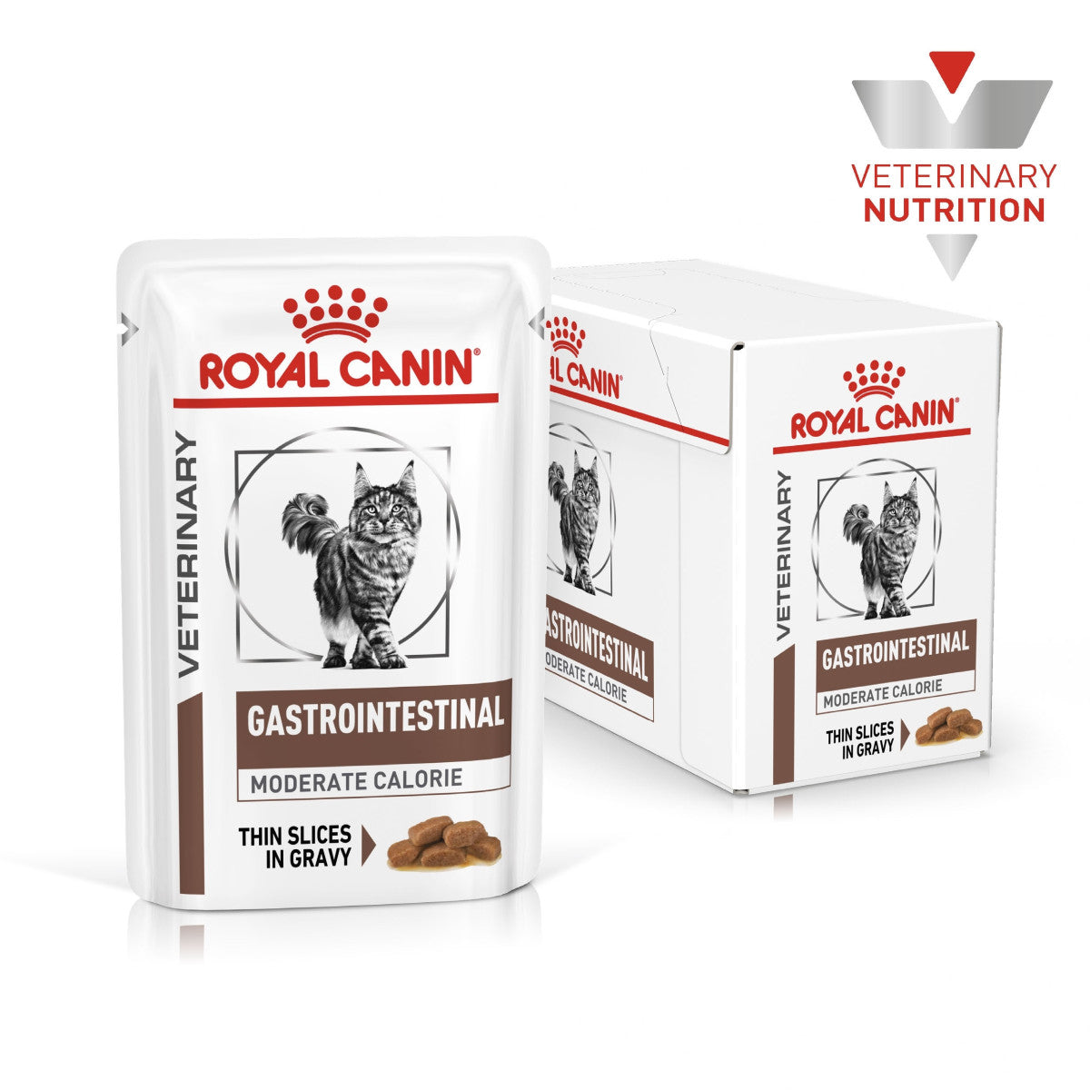 Vet Health Nutrition Feline GastroIntestinal Moderate Calorie (Wet Food - Pouches) 12 x 85 g