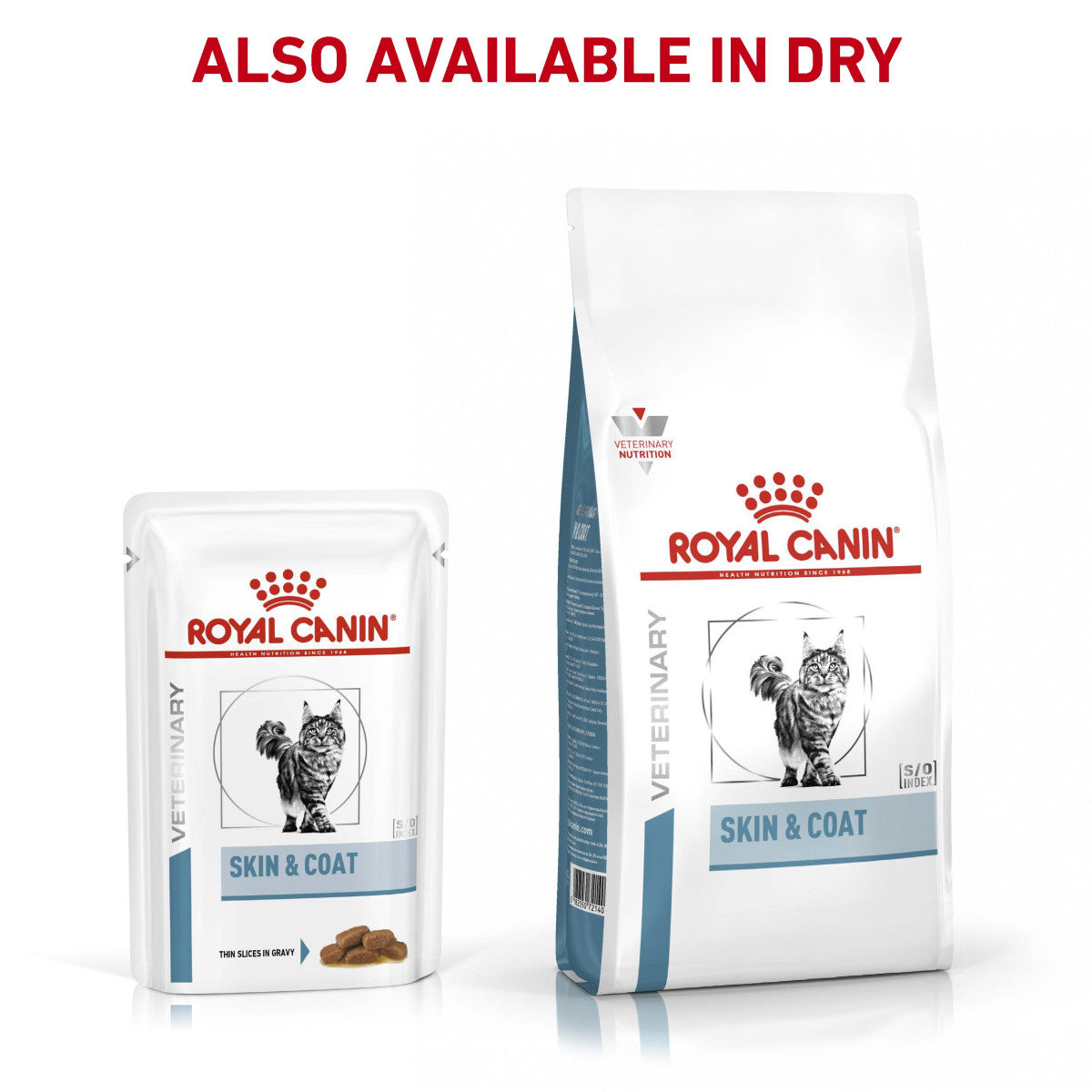 Vet Health Nutrition Feline Skin & Coat (Wet Food - Pouches) 12 x 85 g