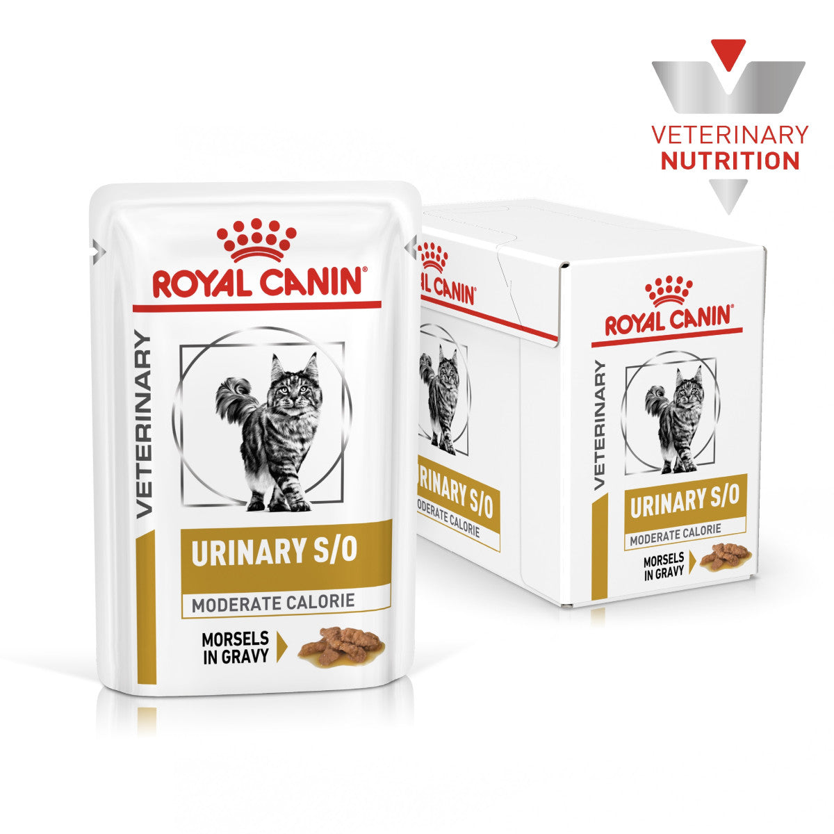 Vet Health Nutrition Feline Urinary S/O Moderate Calorie (Wet Food - Pouches) 12 x 85 g