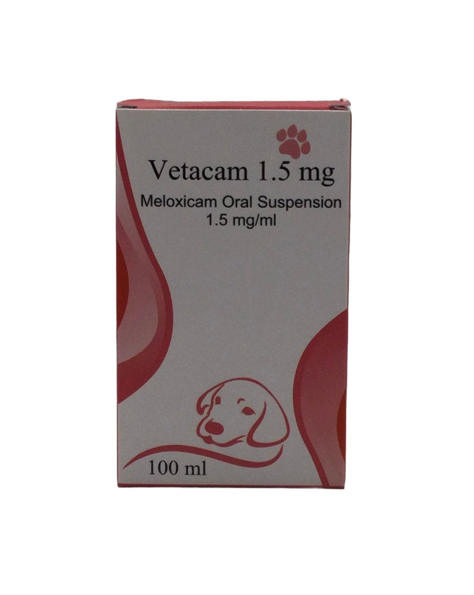 Vetacam Oral Suspension Meloxicam 1.5mg/ml 100ml - Shopivet.com