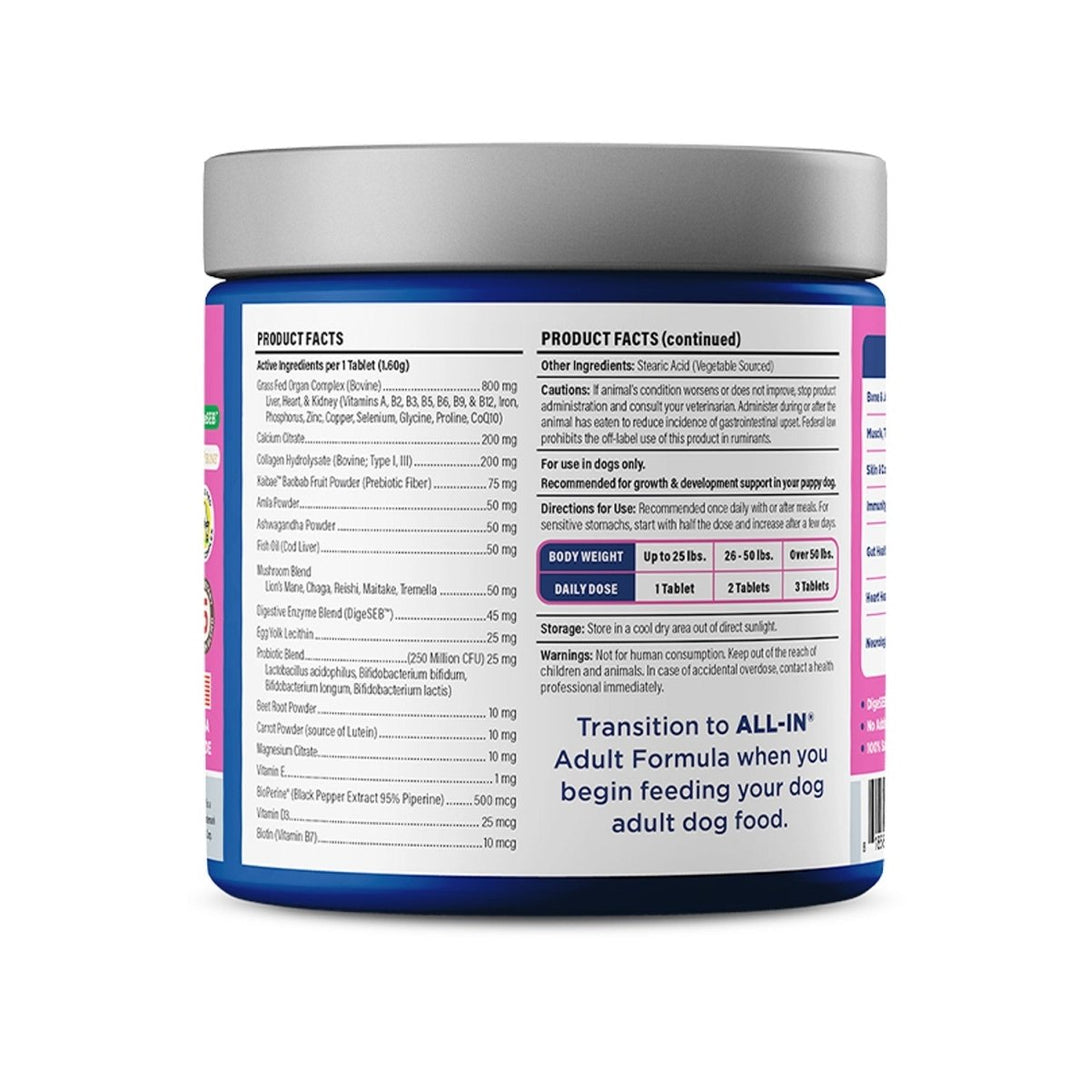 Vetericyn® ALL - IN Dog Supplement – Puppy - Shopivet.com