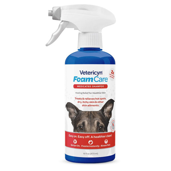 Vetericyn FoamCare® Medicated Pet Shampoo - Shopivet.com