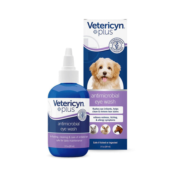 Vetericyn Plus® Antimicrobial Eye Wash – 3oz - Shopivet.com