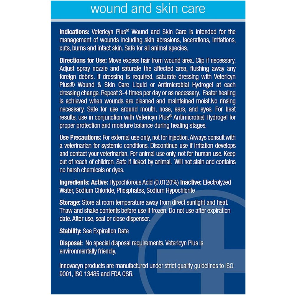 Vetericyn Plus Feline Antimicrobial Cat Wound & Skin Spray – 3oz - Shopivet.com
